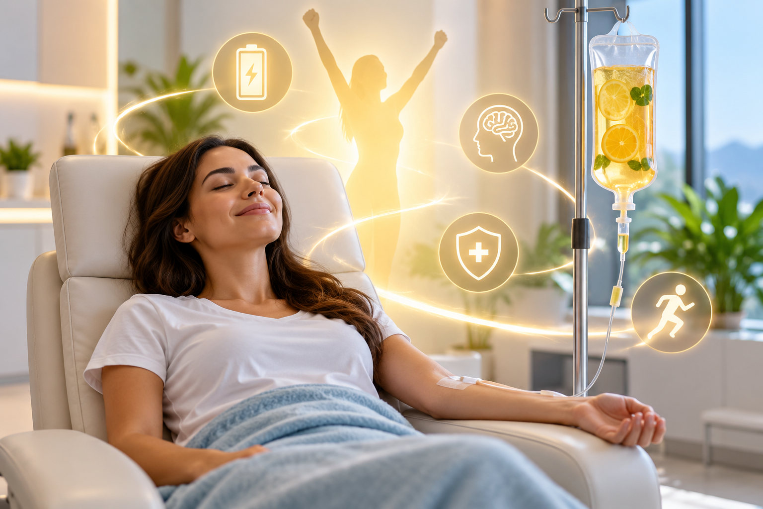 IV drip therapy for low energy and fatigue support