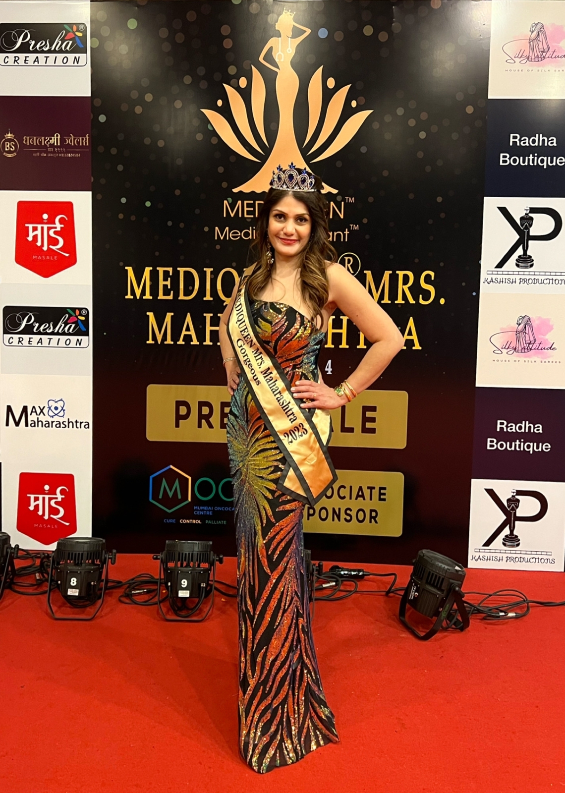 Dr Swati pradhan was winner of Mediqueen Mrs. Maharashtra Beauty Pageant - 2023, Held In Pune